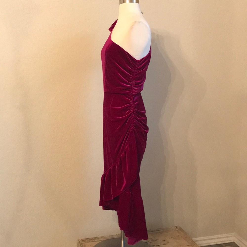 Lucy Paris One Shoulder Rouched Dress - Picture 8 of 8